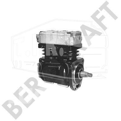 BK8509472, Компрессор 2-x цилиндровый — Bergkraft