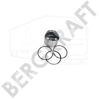 BK8501623, Поршнекомплект компрессора D=75.0mm 0.75 — Bergkraft