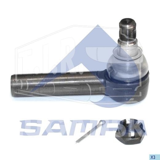 097.620-01, Наконечник рулевой М20/28*26*148mm лев — Sampa