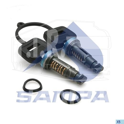 050.625, Личинка замка двери — Sampa