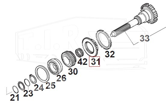 95570220, Конус синхронизатора — Euroricambi
