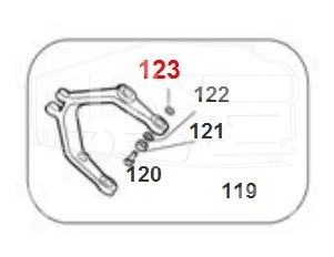 74530080, Кольцо стопорное 12*1 — Euroricambi