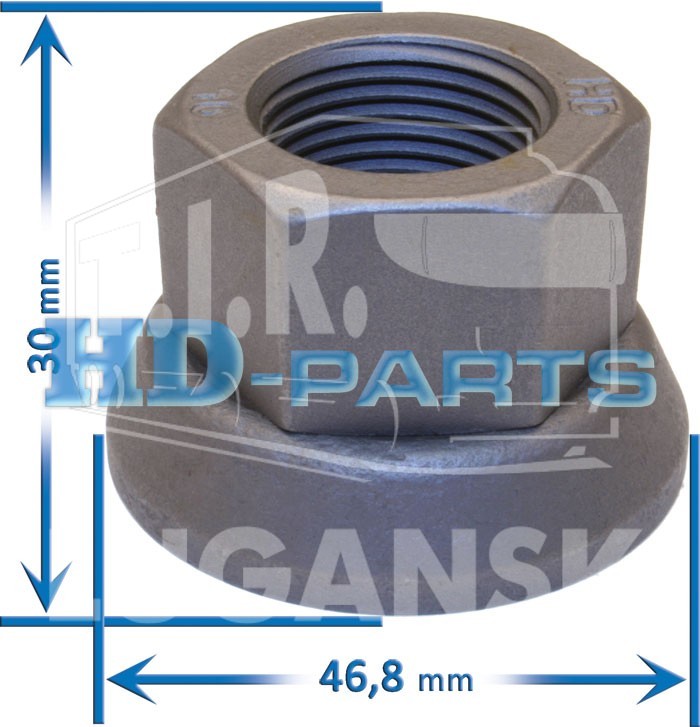 109210, Гайка М22*1.5 колеса с юбкой SW33 — HD-parts