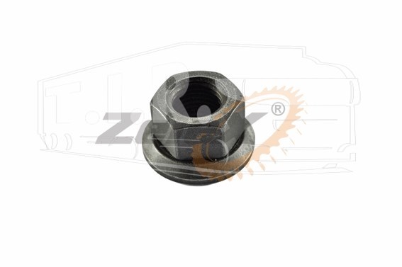 ZX12.0636, Гайка колеса 7/8``-11BSF/SW33 H30.8 — ZeTeX