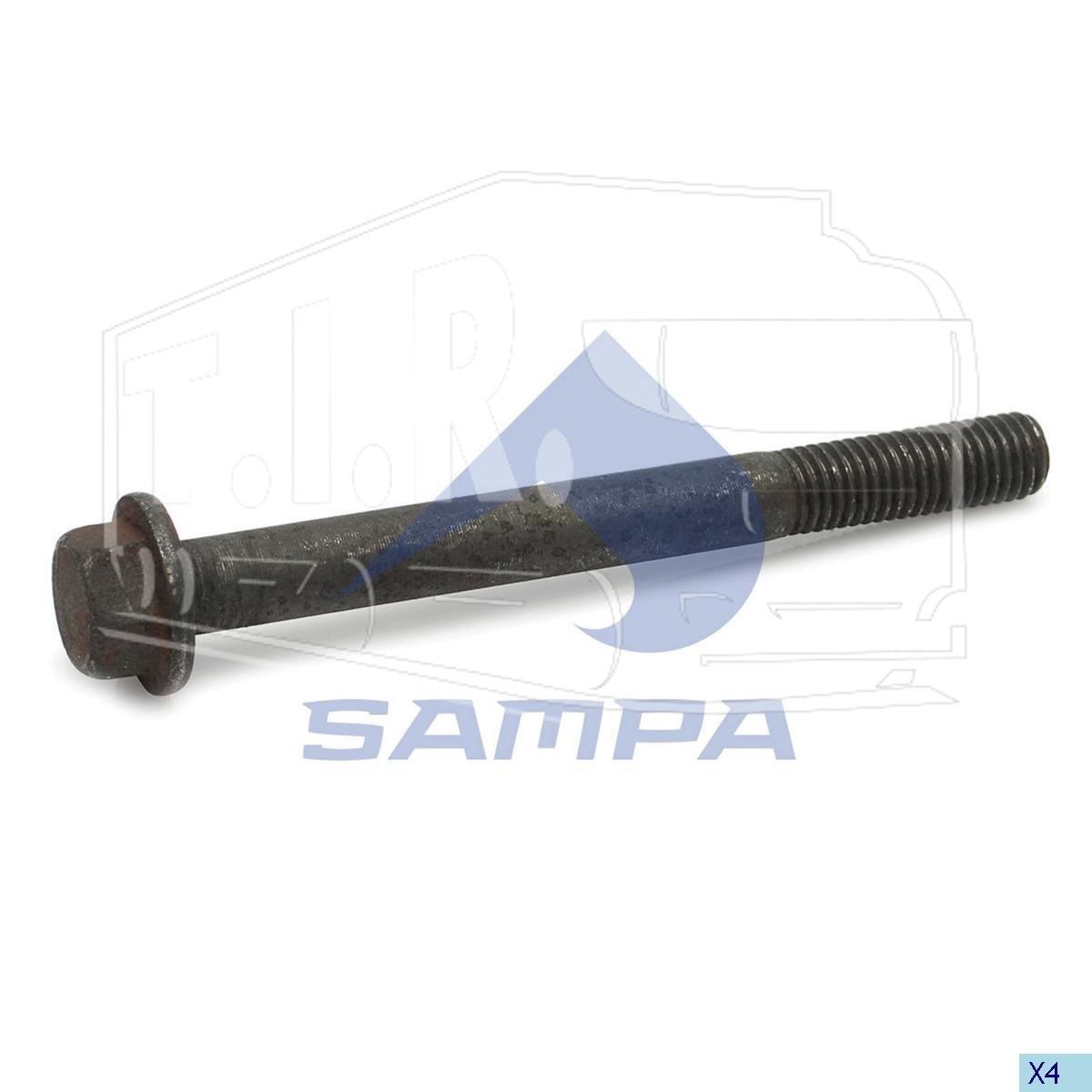 102.456, Болт М12*1.75*120 (8.8) реактивной тяги — Sampa