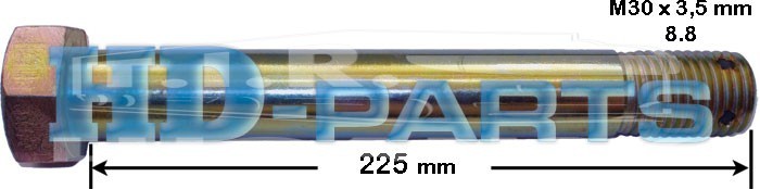 312052, Палец полурессоры М30*225 — HD-parts