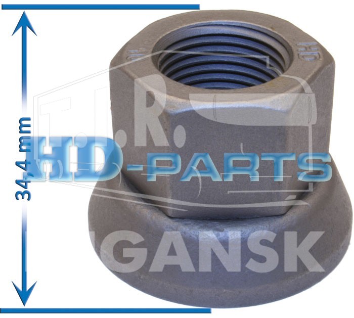 109200, Гайка колеса 7/8"-14UNF h=35/33 — HD-parts