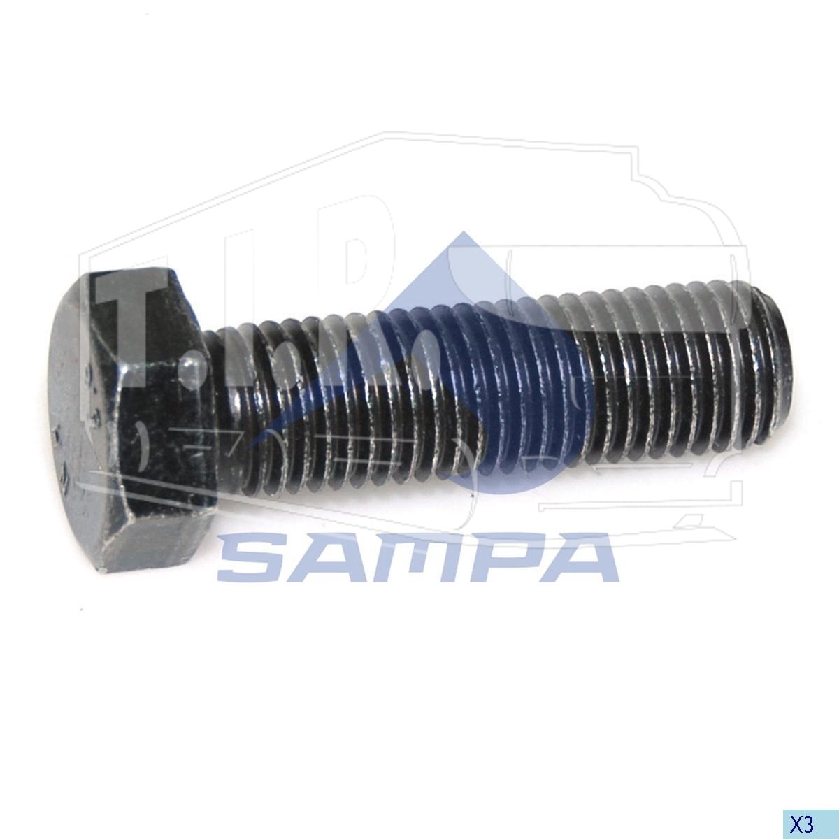 102.517, Болт М16*2*55 — Sampa