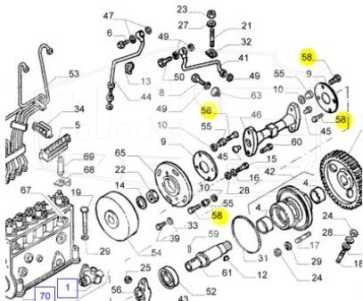 99462519, Болт М10*1.25*28 ТНВД — Iveco