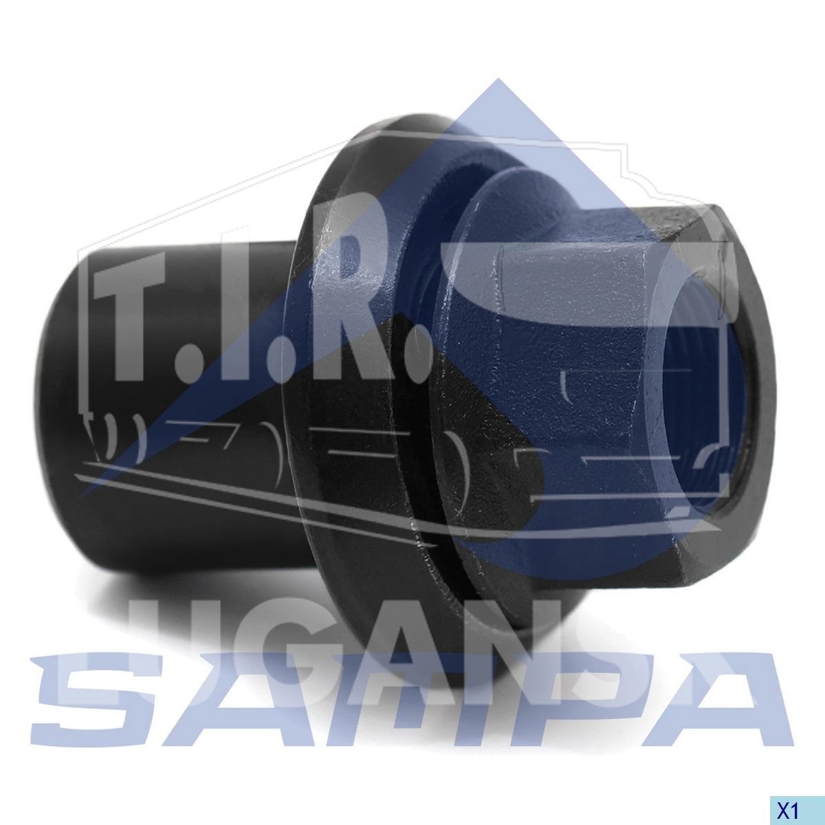 020.458, Гайка М22*1.5 для литых дисков H=62мм — Sampa