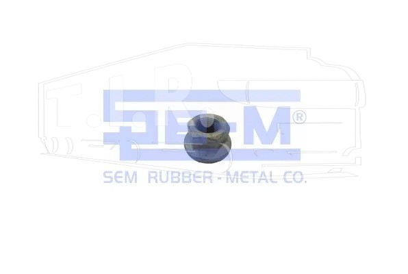 SEM12974, Гайка М16*1.5 с фланцем (10.9) — SEM