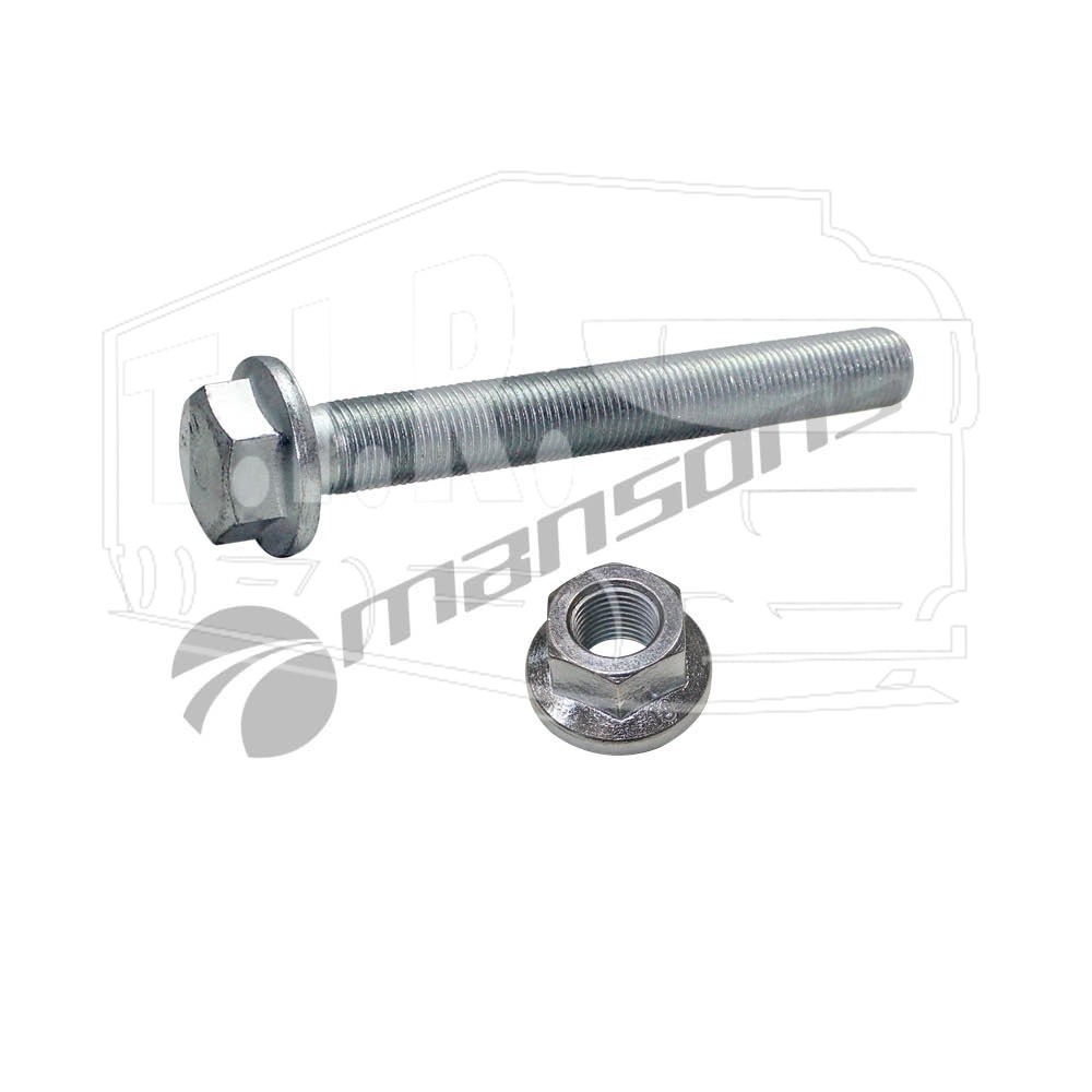 100.083, Болт амортизатора М16*1.5*122 + гайка — Mansons
