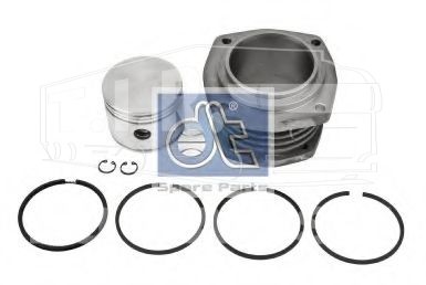 4.60977, Piston and liner kit — Diesel Technic
