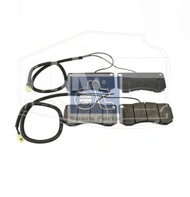 6.95111, Комплект тормозных накладок — Diesel Technic