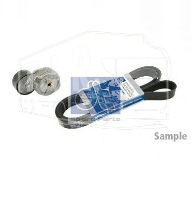 3.93005, Натяжитель ремня, в сборе, с поликлиновым ремнём — Diesel Technic