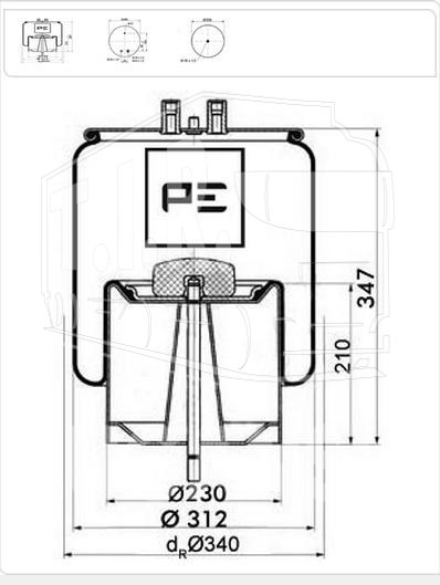 084.117-71A, Пневморессора — Peters