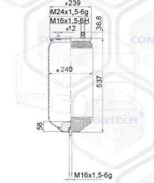 49153, Пневморессора — Contech