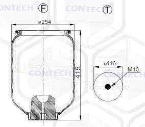 80900T, Пневморессора — Contech