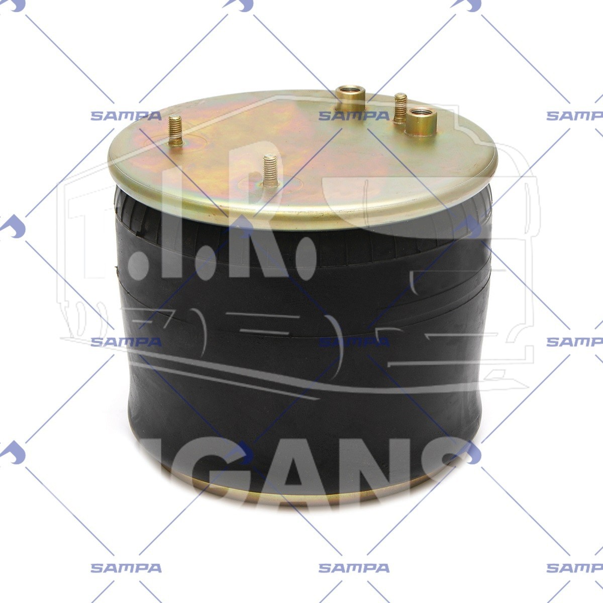 Пневморессора в сборе со стальным стак