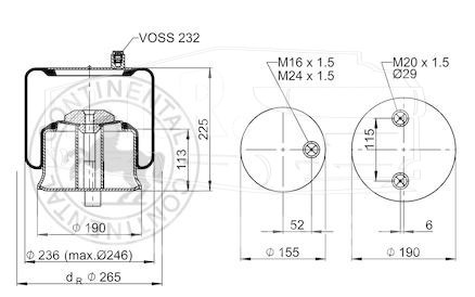 4786NP21, Пневморессора — ContiTech