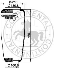 882N1, Пневморессора — ContiTech