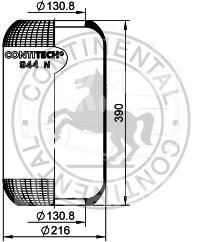 944N, Пневморессора — ContiTech