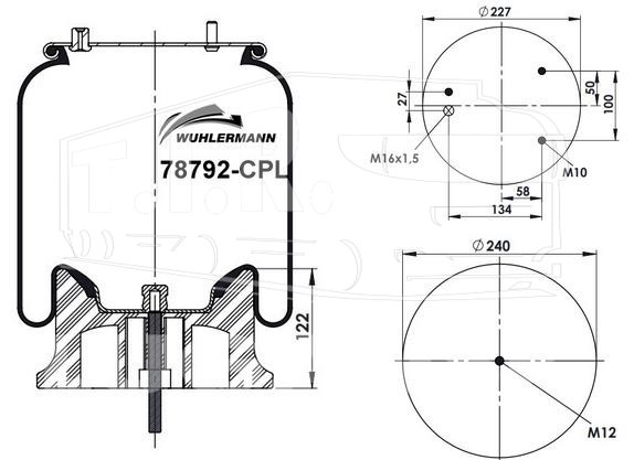 78792-CPL, Пневморессора — WUHLERMANN