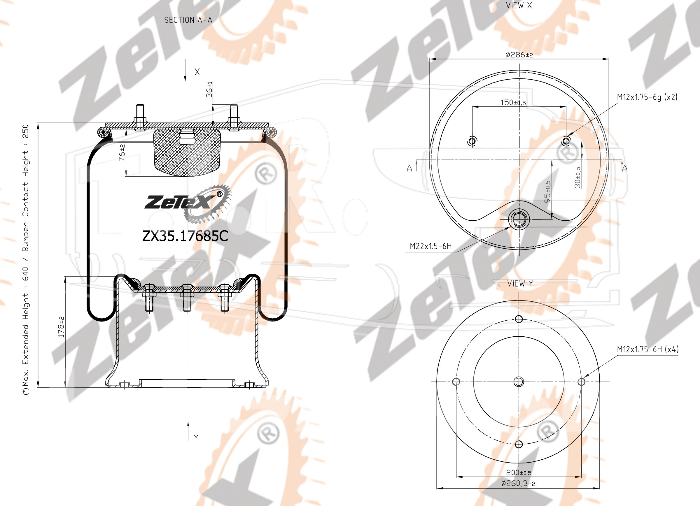 ZX35.17685C, Пневморессора — ZeTeX