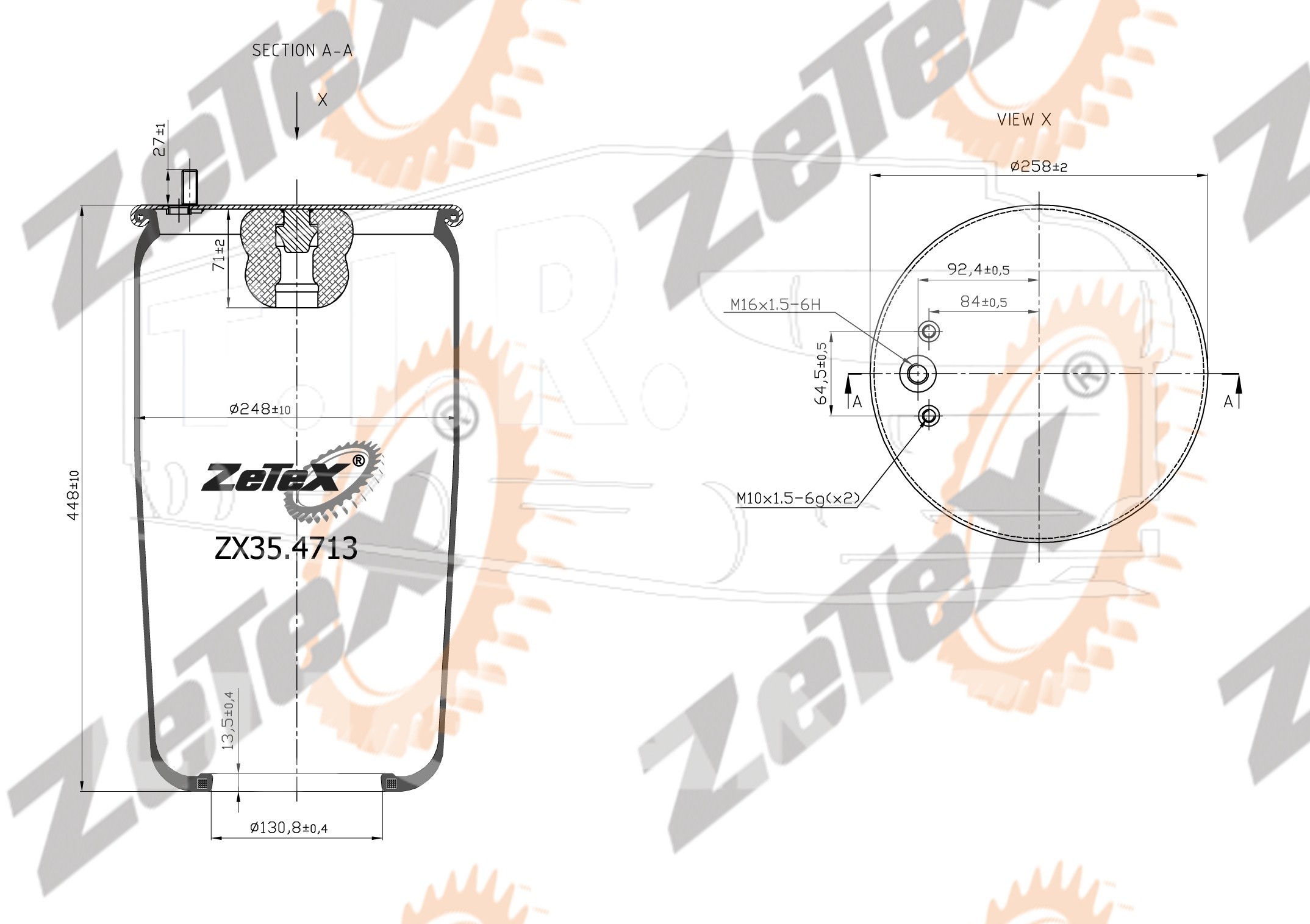 ZX35.4713, Пневморессора — ZeTeX