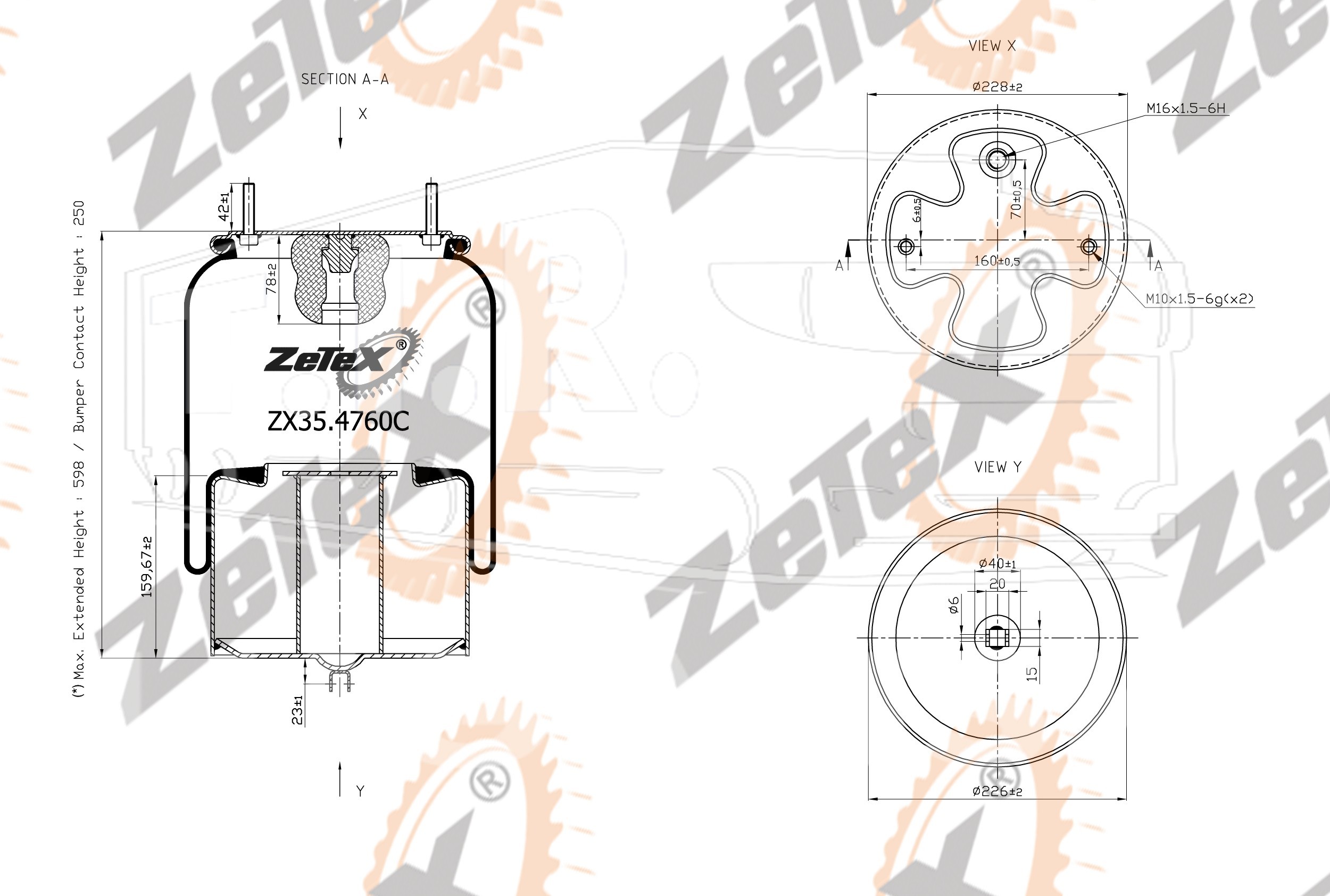 ZX35.4760C, Пневморессора — ZeTeX
