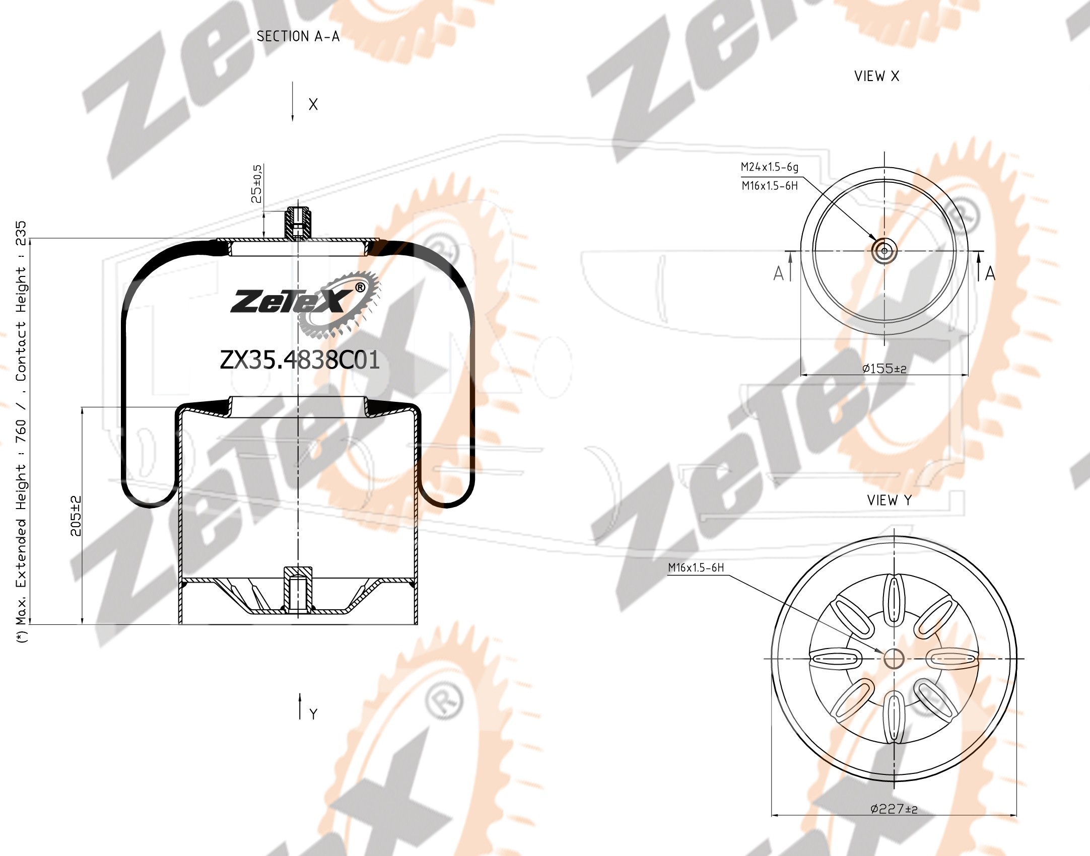 ZX35.4838C01, Пневморессора — ZeTeX