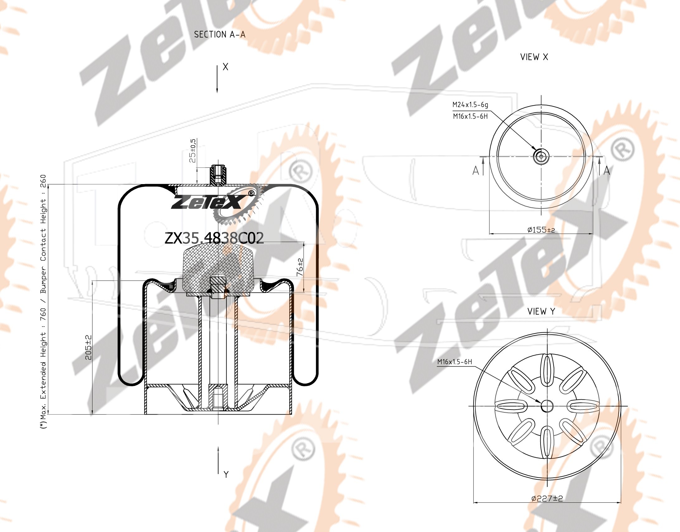 ZX35.4838C02, Пневморессора — ZeTeX