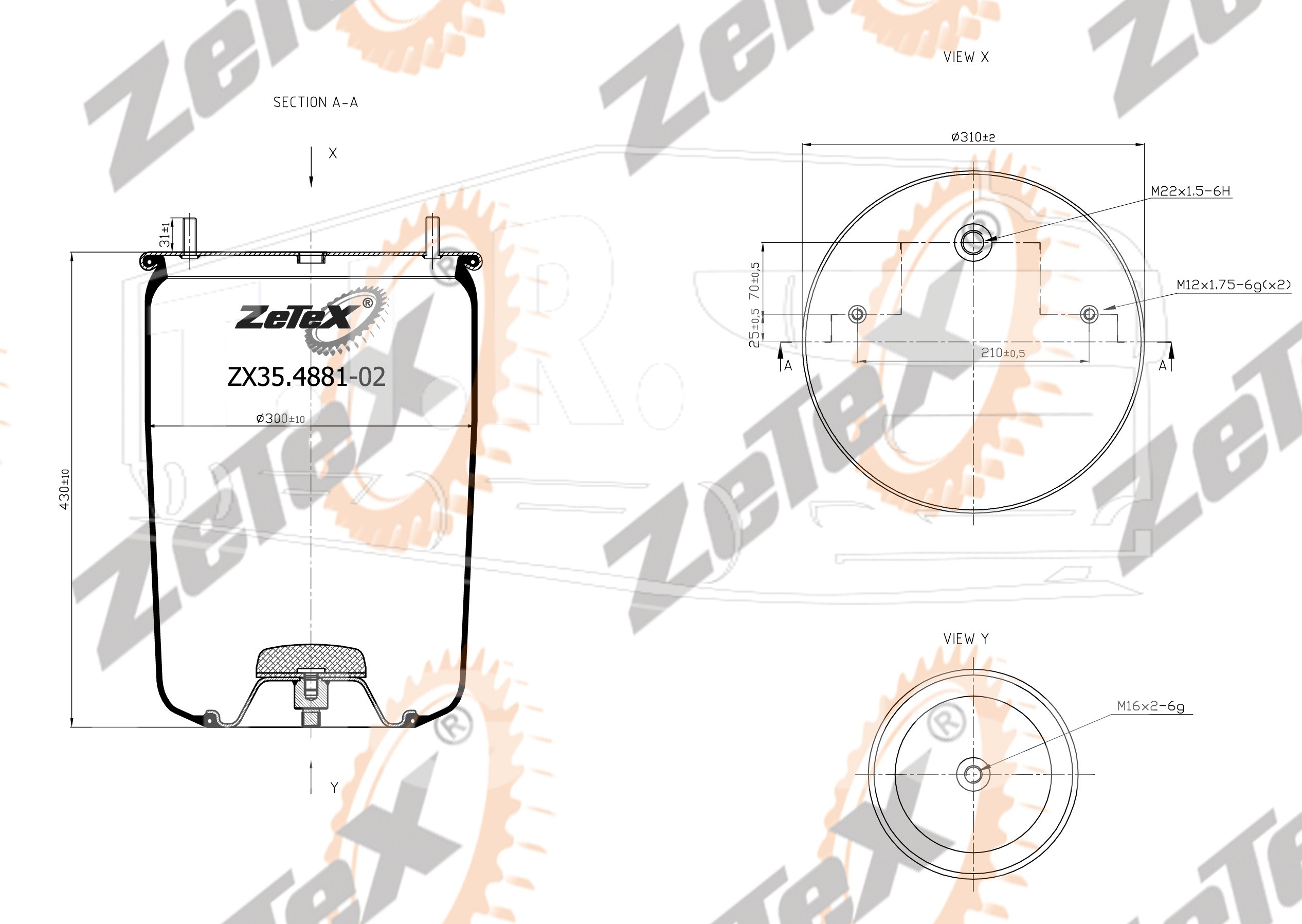 ZX35.4881-02, Пневморессора — ZeTeX