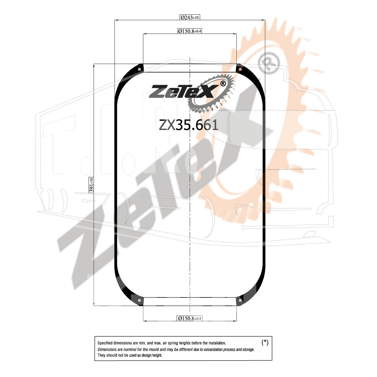 ZX35.661, Пневморессора — ZeTeX
