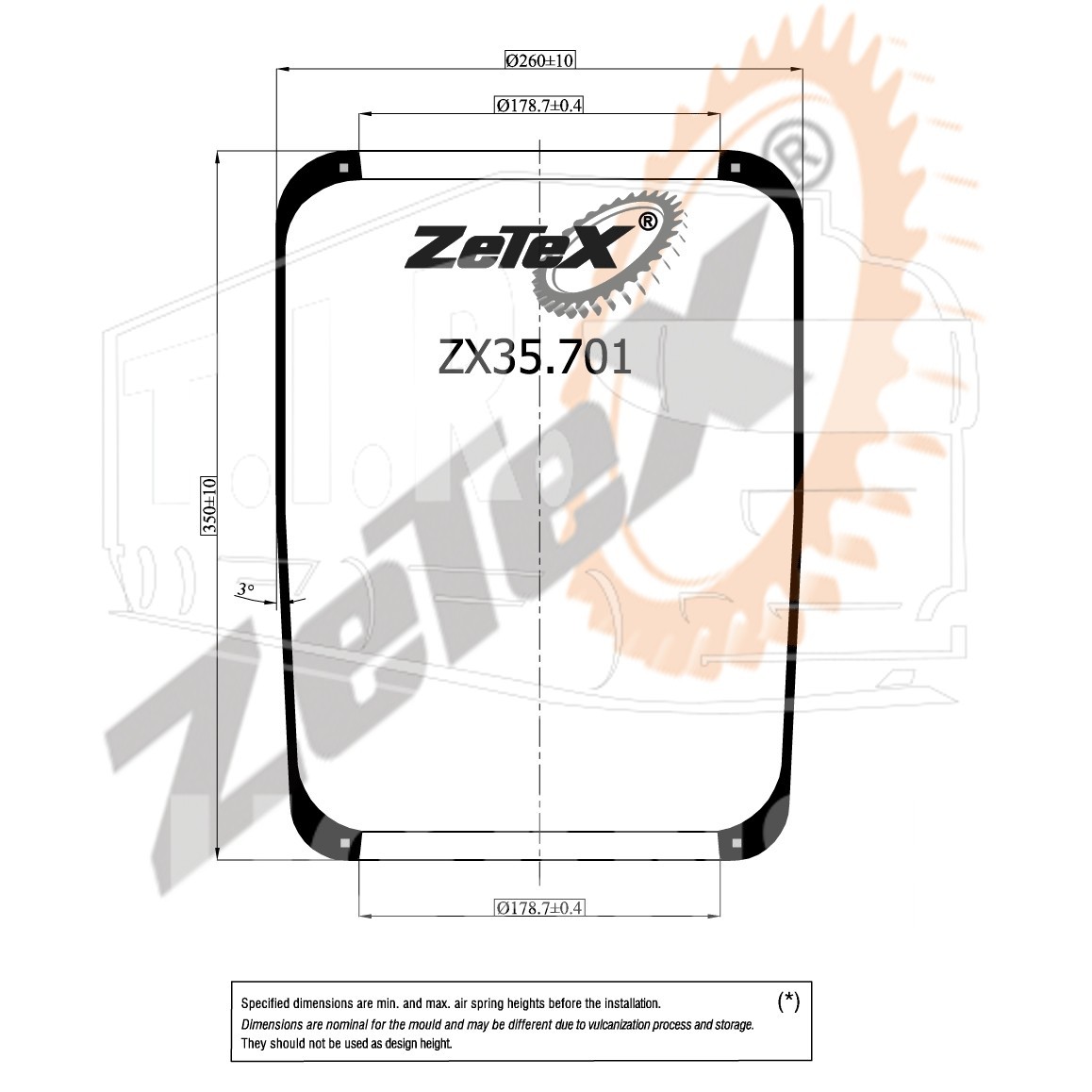ZX35.701, Пневморессора 701N — ZeTeX