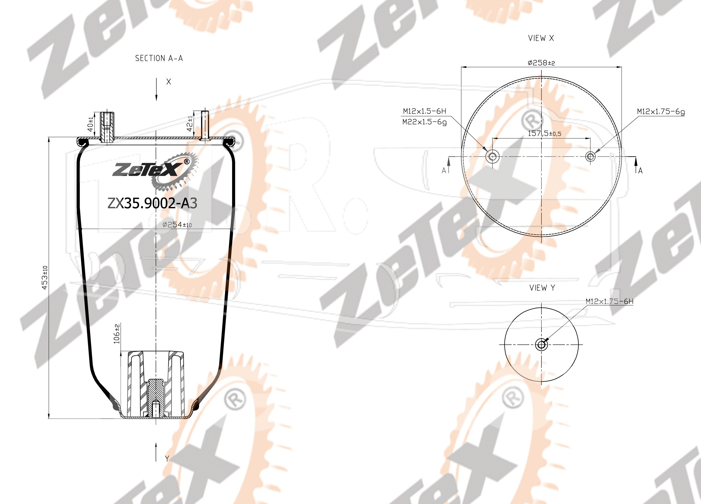 ZX35.9002-A3, Пневморессора — ZeTeX