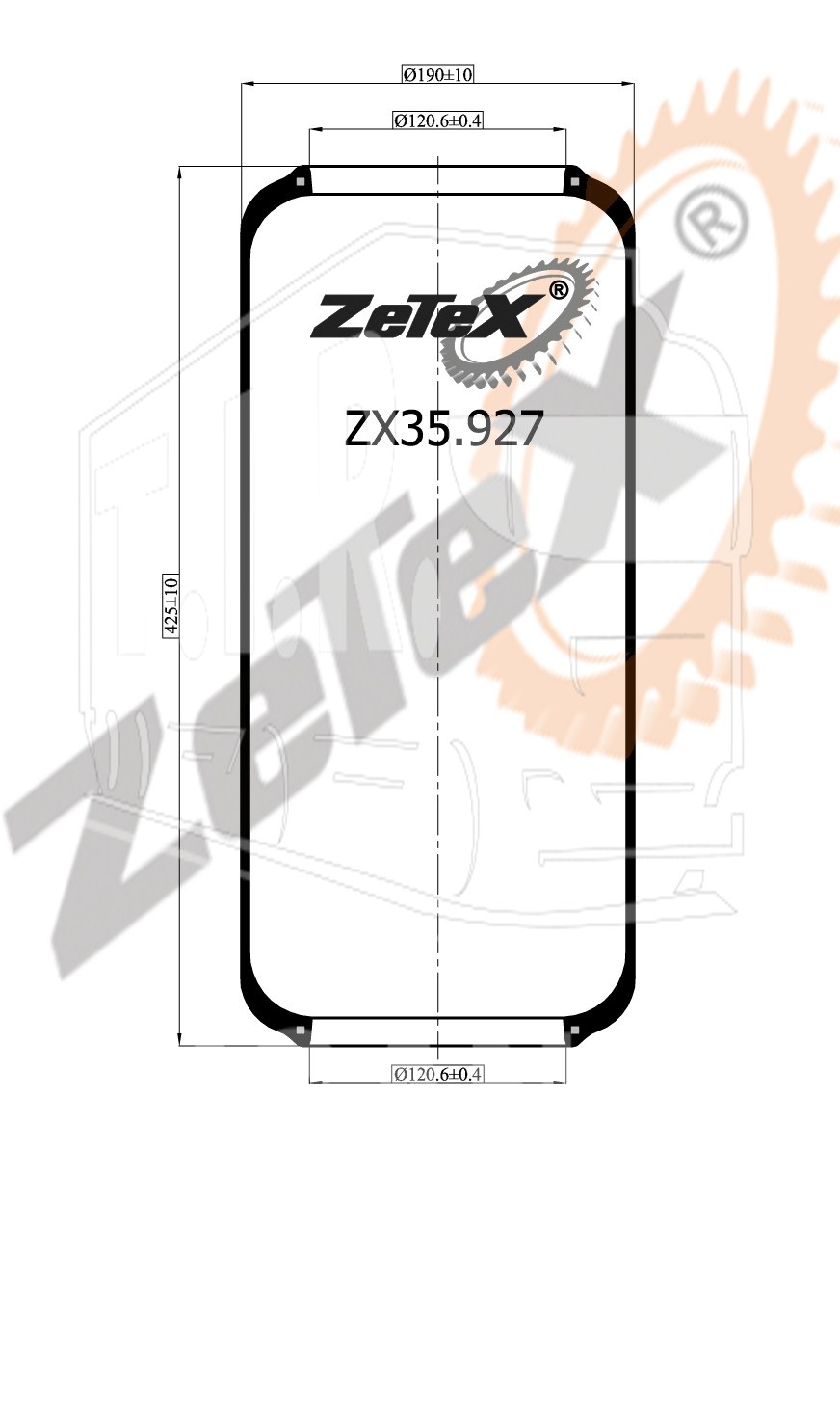 ZX35.927, Пневморессора — ZeTeX