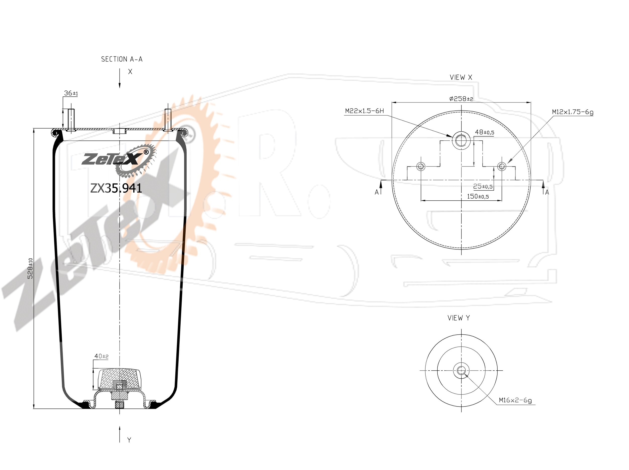 ZX35.941, Пневморессора — ZeTeX