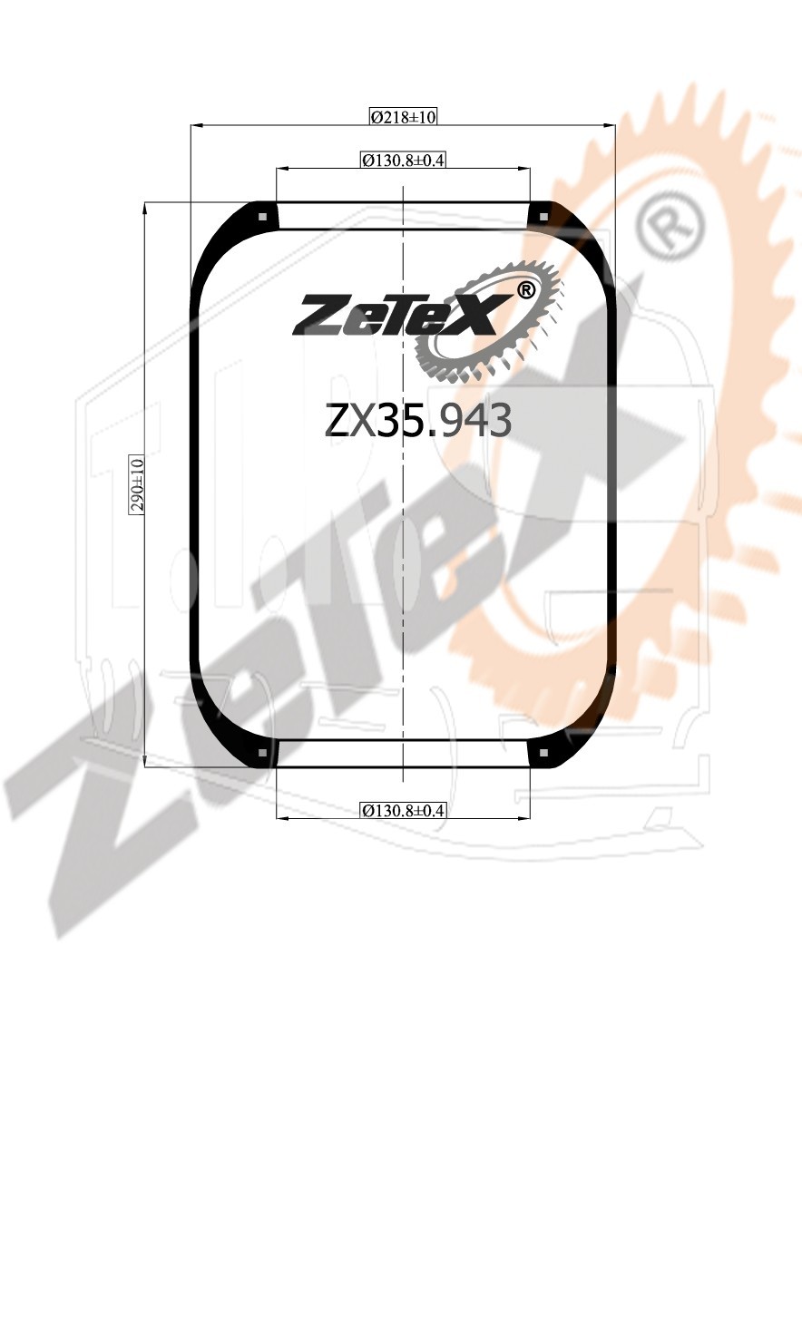 ZX35.943, Пневморессора 943N IVECO-F?at / Pegaso — ZeTeX