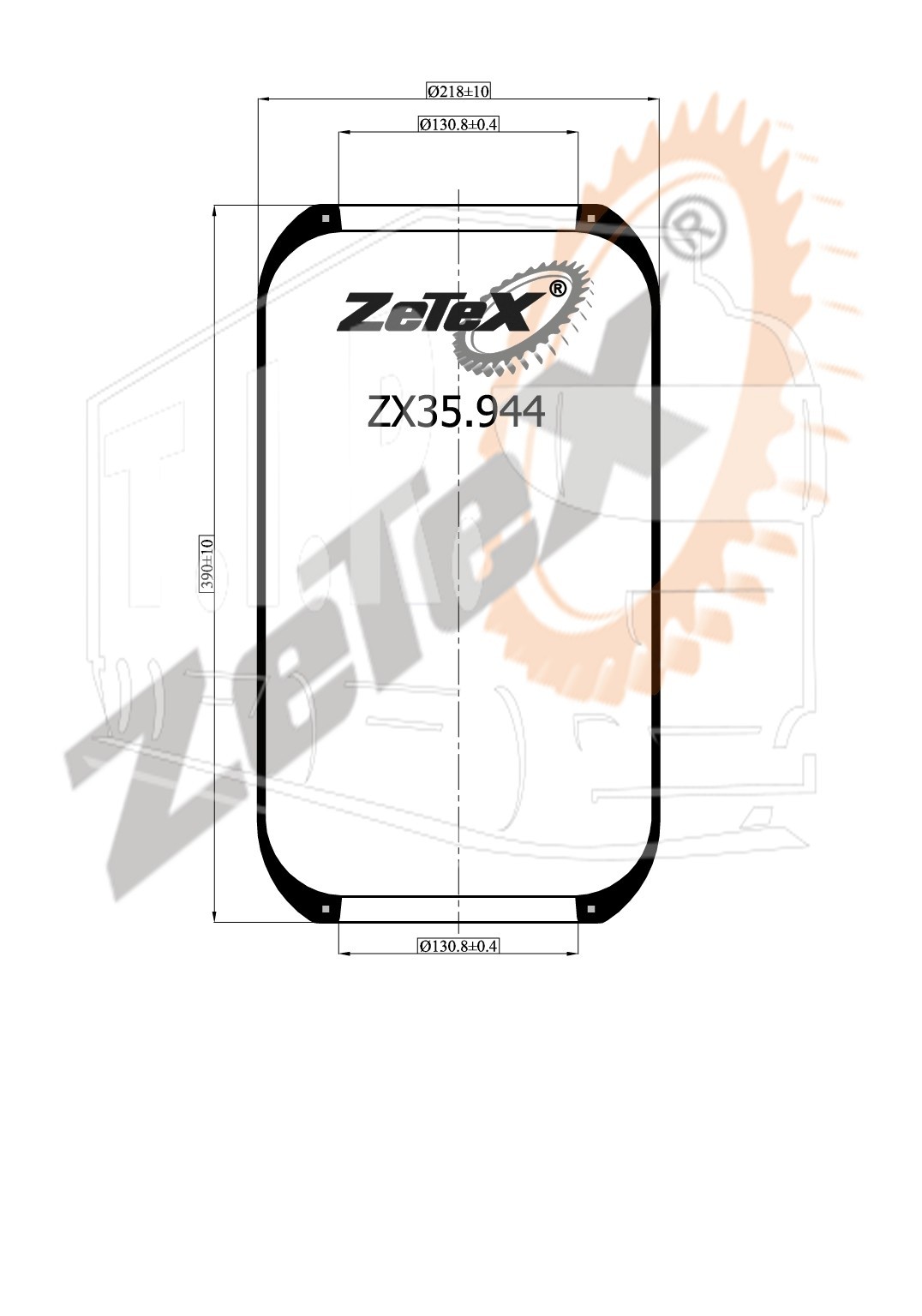 ZX35.944, Пневморессора — ZeTeX