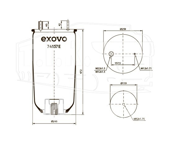 74157E, Пневморессора — EXOVO