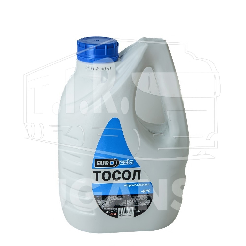 Тосол EURAZIA 40C 3 кг