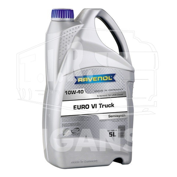 Масло RAVENOL Euro6 Truck 10w40 5л