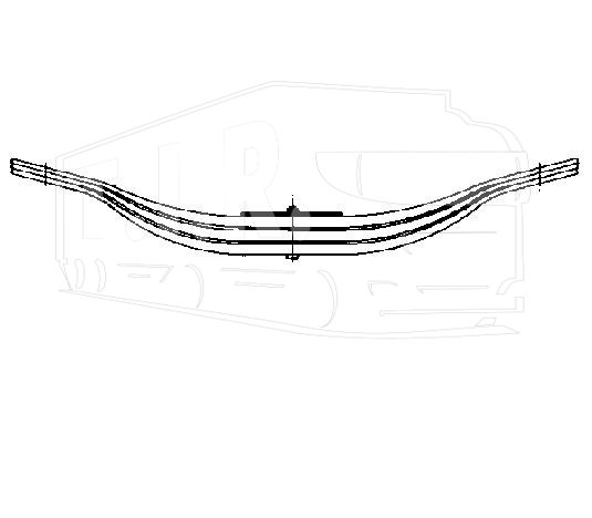 F179Z115ZA70, Рессора 3-х лист — Weweler