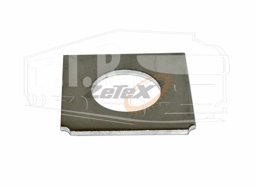 ZX01.0517, Пластина приварная 105*105*4.5 D56 — ZeTeX
