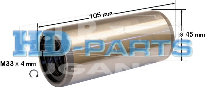 112906, Втулка рессоры М34*4*45*105 — HD-parts