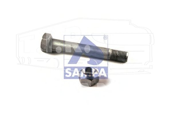 070.566, Палец рессоры с гайкой M30*3.5*210 — Sampa