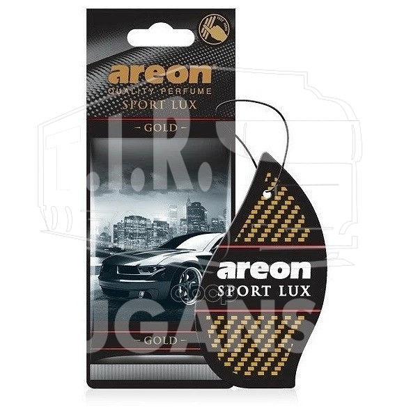 704-411-3G, Ароматизатор AREON LUX SPORT (GOLD) ЗОЛОТО — AREON