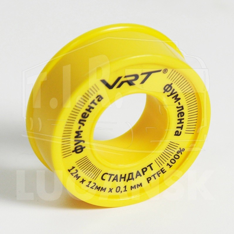 VRT-G-120112, ФУМ лента для газа VRT 12 мм х 0,1 мм х 12 м — VTR