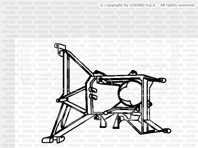 XF0/100, Кронштейн фары прав. — Covind